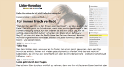 Desktop Screenshot of liebe-horoskop.de